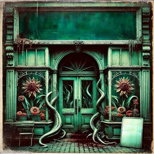 Plakatmotiv "Blattgrün und Blutrot" Plakatmotiv "Blattgrün und Blutrot"