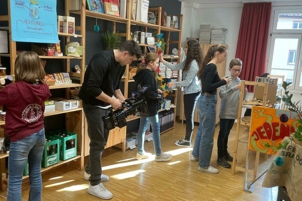 Filmdreh der Instagram-AG Filmdreh der Instagram-AG